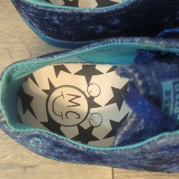 Converse Chuck Taylor Allstar Platform OX x Miley Cirus Gnarly Blue Sneakers - Picture 2 of 10